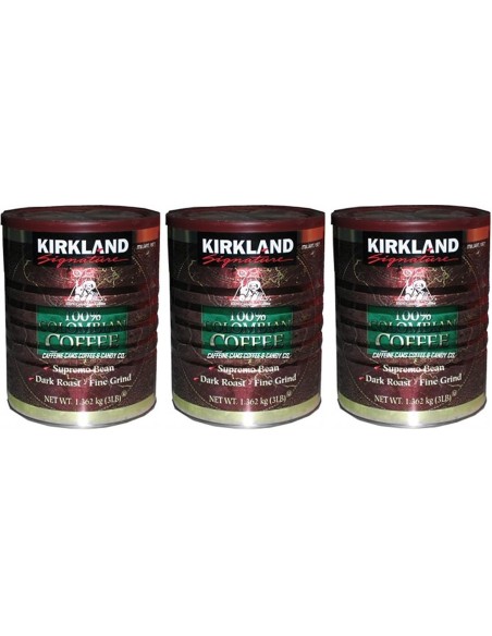 Kirkland Signature 100% Café Colombia PACK 3 Unidades