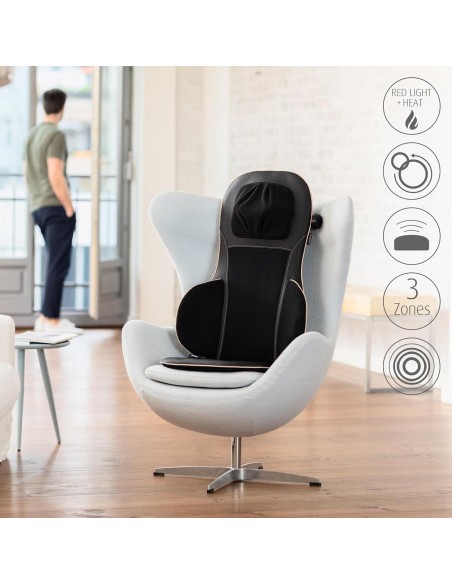 Medisana MC 825 Almohadilla de masaje Shiatsu para espalda y cuello,