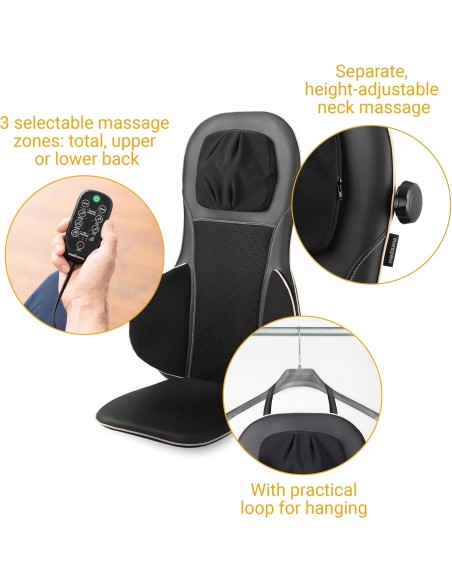 Medisana MC 825 Almohadilla de masaje Shiatsu para espalda y cuello,