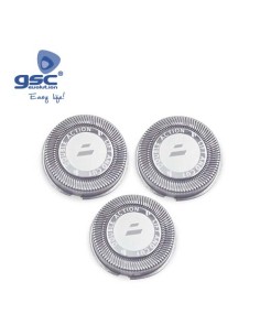 CUCHILLAS ROTATORIAS MAQUINA AFEITAR COMPATIBLE PHILIPS HQ3 Ref. 002703027