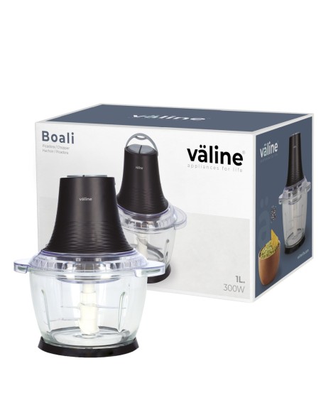 PICADORA CON RECIPIENTE DE CRISTAL BOALI 1L 300W Ref. 400003001
