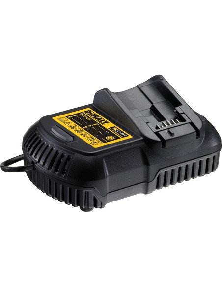 DEWALT DCD709D2T-QW - Taladro Percutor sin escobillas XR 18V, 2 Baterías Li-Ion 2 Ah y Cargador Multi-voltaje XR