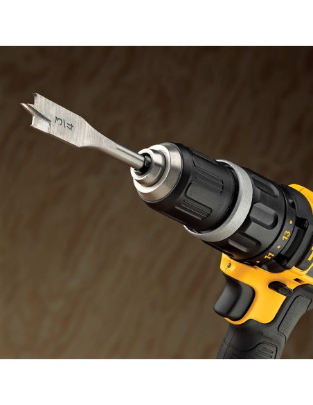 DEWALT DCD709D2T-QW - Taladro Percutor sin escobillas XR 18V, 2 Baterías Li-Ion 2 Ah y Cargador Multi-voltaje XR