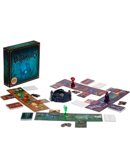 Disney Villaninous Intro To Evil | Juegos De Mesa Niños 10 Años | Juego De Disney | Juegos De Mesa para 2 | para Adultos Y Niños
