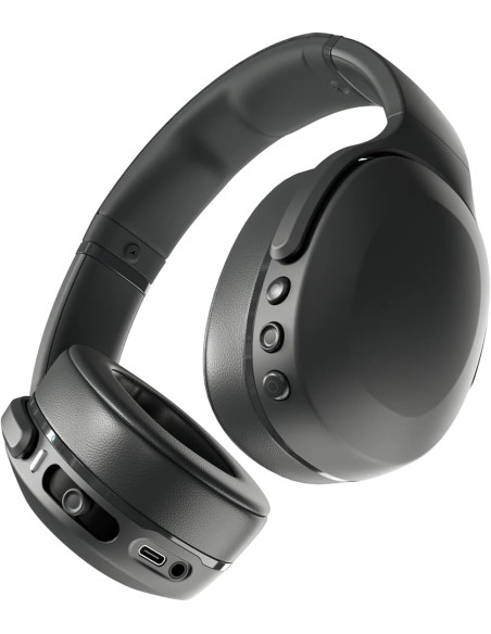Skullcandy Crusher EVO Cascos Inalámbricos Bluetooth, Bajos Multisensoriales, Ajuste Over-Ear Aislante del Ruido, 40 Horas de Au