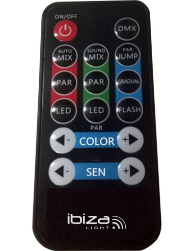 Ibiza - DJLIGHT60 - Soporte de luces con 2 proyectores PAR RGBB & 2 MOON FOWER RGBBBA - Pack LED 4 en 1