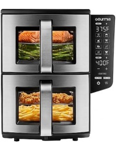 FREIDORA DE AIRE DOBLE COMPARTIMENTO GOURMIA