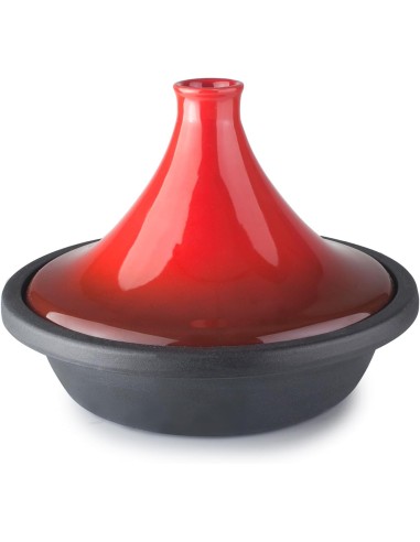 IBILI - Tajine H-Class 32 cm - Corpo in ghisa e coperchio in ceramica, adatto all'induzione