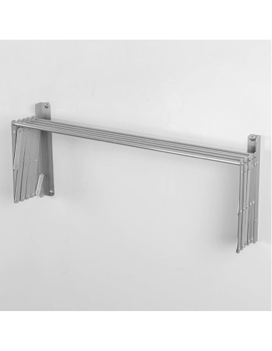 Generic Tendedero Extensible Pared Bisalla 100cm con 5 Barras de tendido, 40202000