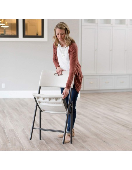 LIFETIME - Klappstuhl, weißes Aluminium