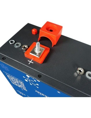 ULTIMATRON - Litio - 12,8 V 200 Ah - Versione riscaldata tramite Bluetooth - LiFePO4 Smart BMS con Bluetooth