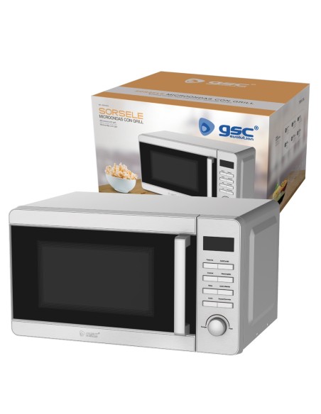 MICROONDAS CON GRILL SORSELE 20L 700W Ref. 400045004