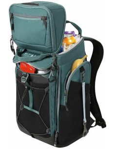 TECNOLIFE Nevera PORTATIL Tipo Mochila Titan Artic Zone Verde Y NEGRA 2