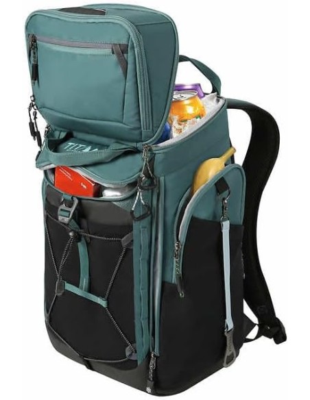 TECNOLIFE Nevera PORTATIL Tipo Mochila Titan Artic Zone Verde Y NEGRA