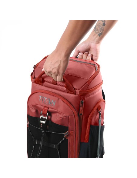 Sac à dos isotherme portable TECNOLIFE Titan Arctic Zone rouge