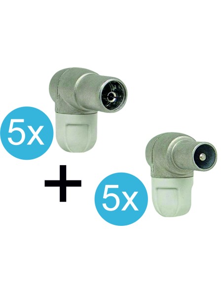 PACK CONECTORES TELEVES 5X4130 + 5X4131