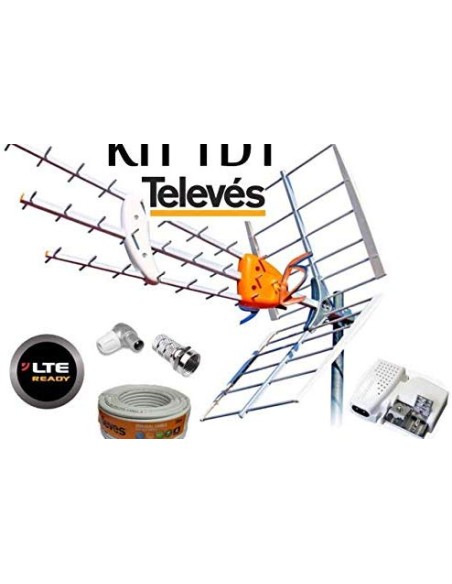 KIT ANTENA TELEVES LTE2 700MH +20MT CABL KIT ANTENA TELEVES LTE2 700MH +20MT CABL