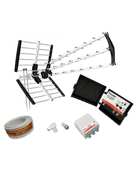 KIT ANTENA TECATEL BKM-18 5G+CABLE 20MT+ AMPLIFICADOR +ACCESORIOS KIT ANTENA TECATEL BKM-18 5G+CABLE 20MT+ AMPLIFICADOR +ACCESORIOS