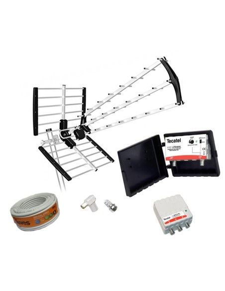 KIT ANTENA TECATEL BKM-18 5G+CABLE 20MT+ AMPLIFICADOR +ACCESORIOS KIT ANTENA TECATEL BKM-18 5G+CABLE 20MT+ AMPLIFICADOR +ACCESORIOS