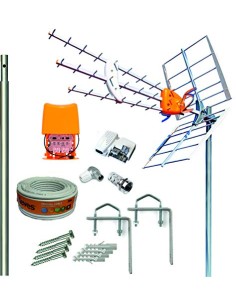 KIT ANTENA 149922 + AMPLIF + ROL TELEVES