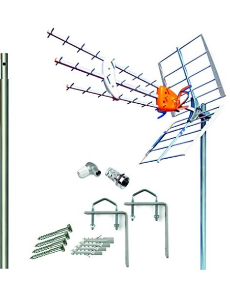 KIT ANTENA 149922 + MASTIL 1,5M TELEVES KIT ANTENA 149922 + MASTIL 1,5M TELEVES