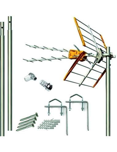 KIT ANTENA 149222 + ROLLO 20M + TELEVES