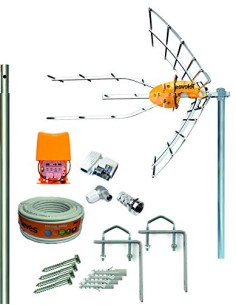 KIT ANTENA 148922 + AMPLIF + ROL TELEVES