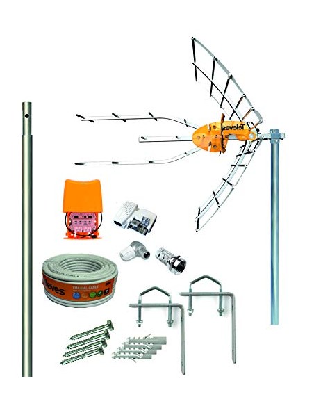 KIT ANTENA 148922 + AMPLIFICADOR + ROLLO TELEVES KIT ANTENA 148922 + AMPLIFICADOR + ROLLO TELEVES