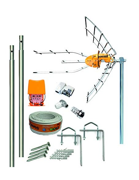 KIT ANTENA 148922 + AMPLIFICADOR + FUENT KIT ANTENA 148922 + AMPLIFICADOR + FUENT