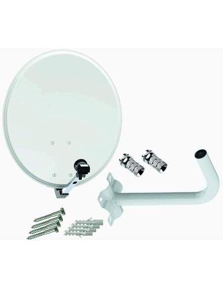 KIT ANTENA PARABOLICA 60CM +LNB+SOPORTE+