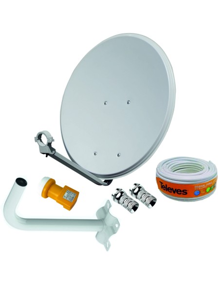 KIT ANTENA PARABOLICA TELEVES 60CM +LNB+ KIT ANTENA PARABOLICA TELEVES 60CM +LNB+