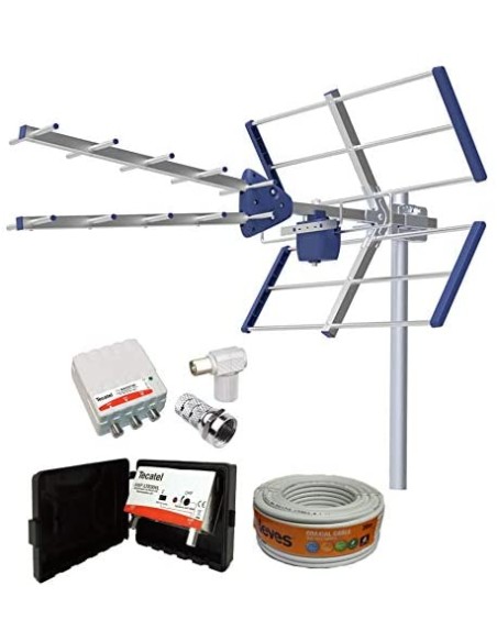 KIT ANTENA COMPACT 5G+CABLE 20 MT Y AMPLIFICADOR KIT ANTENA COMPACT 5G+CABLE 20 MT Y AMPLIFICADOR