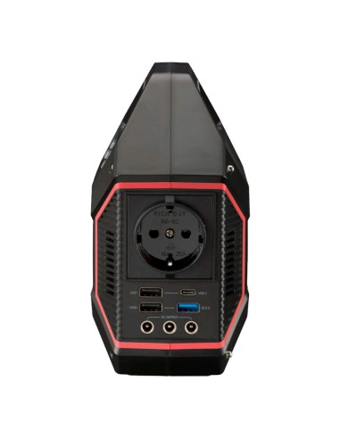 RECHARGEABLE LITHIUM BATTERY - LARGE CAPACITY 155WH - 1 AC 220V OUTPUT - 3 DC 9~12V OUTPUT - 4 USB OUTPUTS (1 USB C OUTPUT) - L