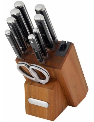 Ninja Taco de cuchillos Foodi StaySharp con afilador integrado, juego de 6 piezas [K32006EU] Acero inoxidable 