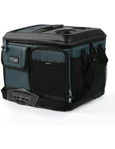 NEVERA PORTATIL PLEGABLE TITAN. CAPACIDAD PARA 50 LATAS. COLOR VERDE 2