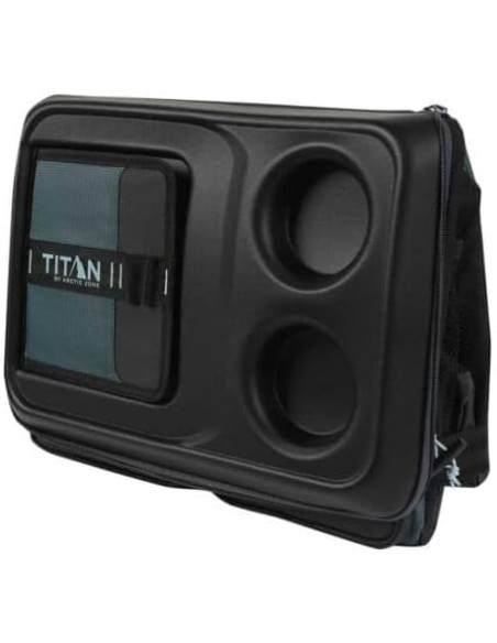 NEVERA PORTATIL PLEGABLE TITAN. CAPACIDAD PARA 50 LATAS. COLOR VERDE
