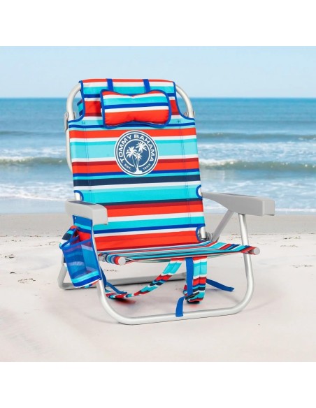 TECNOLIFE Silla Playa Tommy Bahama Roja Modelo 2025