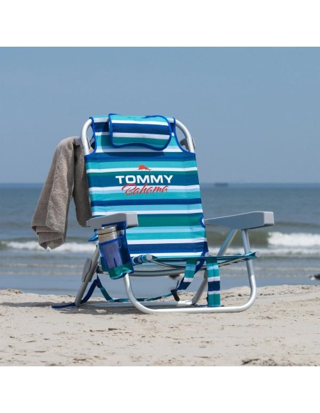 Chaise de plage TECNOLIFE Tommy Bahama verte, modèle 2026