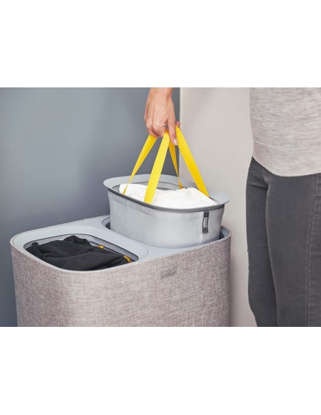 CESTO DE ROPA CON TAPA 90LCON BOLSAS EXTRAIBLES JOSEPH TOTA