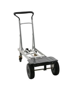 Cosco carretilla Diablo 3 en 1 de Aluminio con Ruedas Planas 450 kg 2