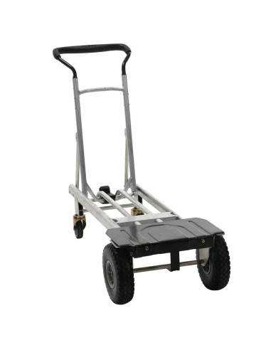 Cosco carretilla Diablo 3 en 1 de Aluminio con Ruedas Planas 450 kg